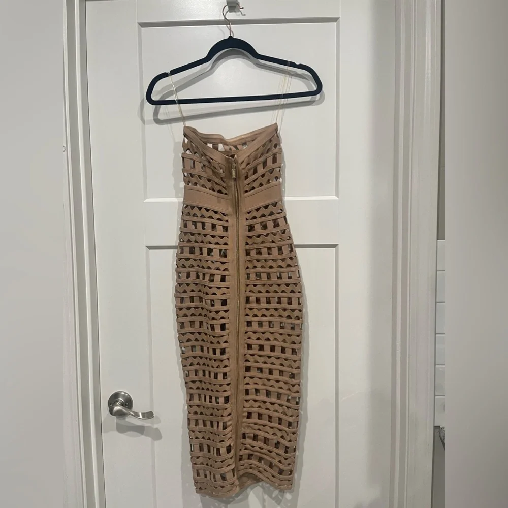 House of CB Demelza Bandage Cut Out Dress - Picture 5 of 9